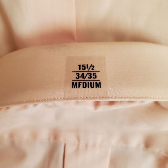 🔹️NWT Van Heusen Mango Button Wrinkle Free Long Sleeve Shirt Medium - Picture 11 of 12